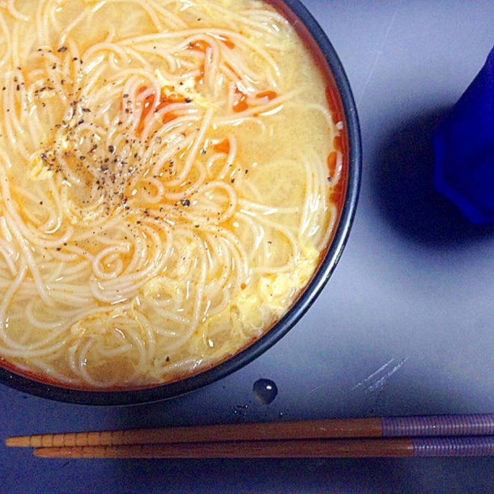 夏バテにはこれ！！酸辣素麺（サンラーソウメン）